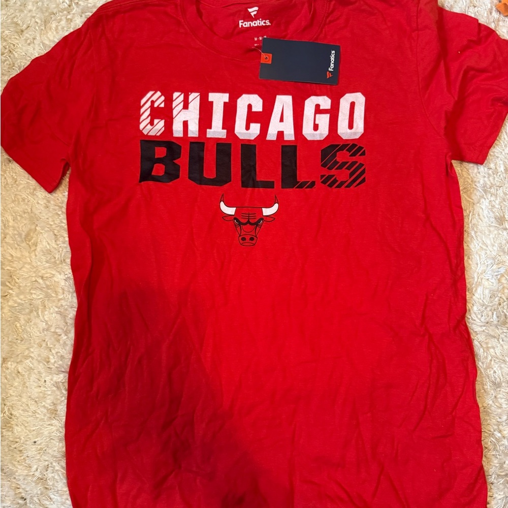 Fanatics Red Chicago Bulls T-Shirt